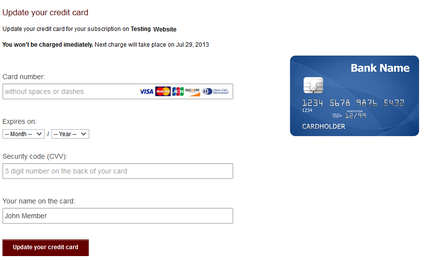 Updating Credit Card Information Verotel Blog